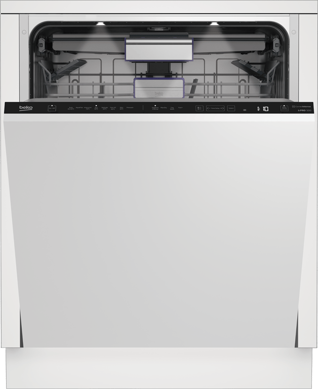 BDIN38560CF Tailored for your convenience, this Integrated Full Size Dishwasher features Beko’s Fast45 programme, efficiently handling a full load of dishes in just 45 minutes, perfect for those hectic moments. For an extra layer of cleanliness assurance, the HygieneIntense programme effectively eliminates 99.9% of bacteria and viruses*. Plus, as a testament to our confidence in durability and quality, this model is backed by our 10-Year Beko Parts Guarantee.